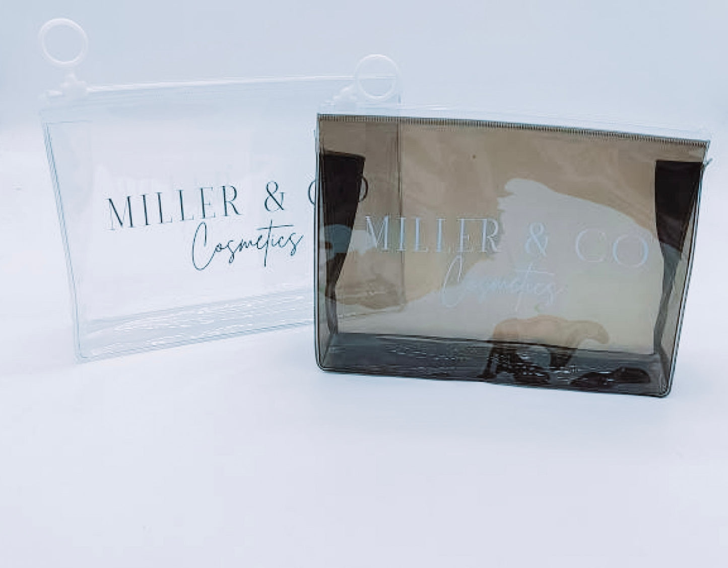 Clear Zip Up Makeup Bag